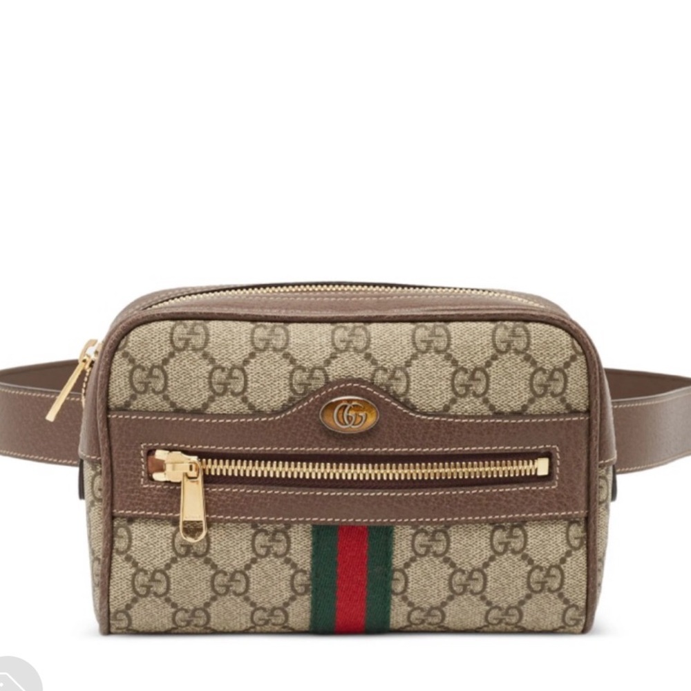 Gucci Brown and Green Women's Belt Bag